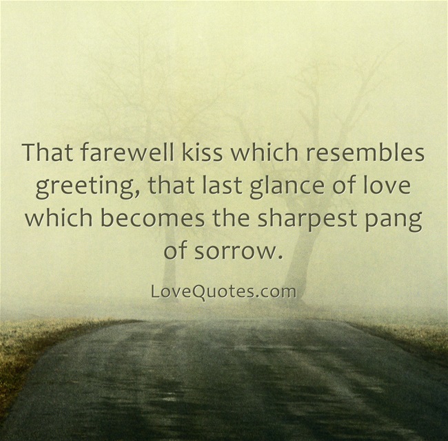 That Farewell Kiss