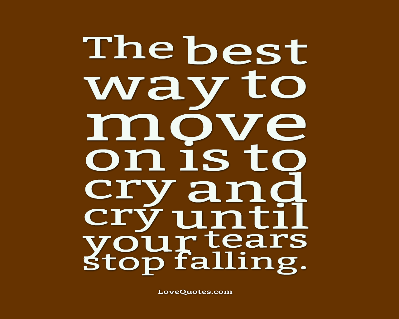 Best Way To Move On