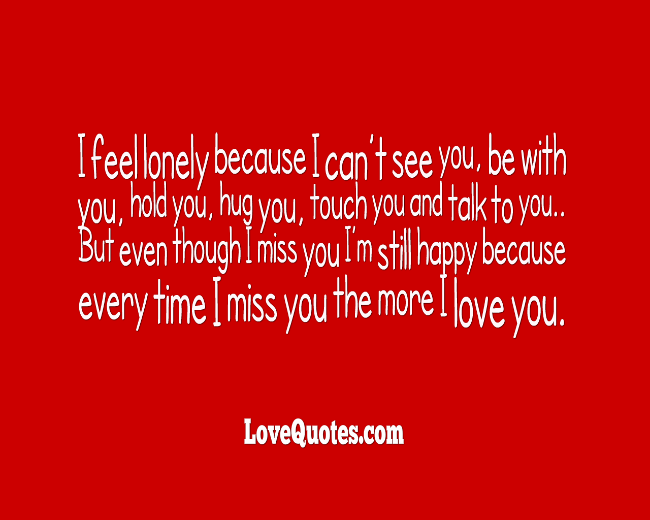 Everytime I Miss You