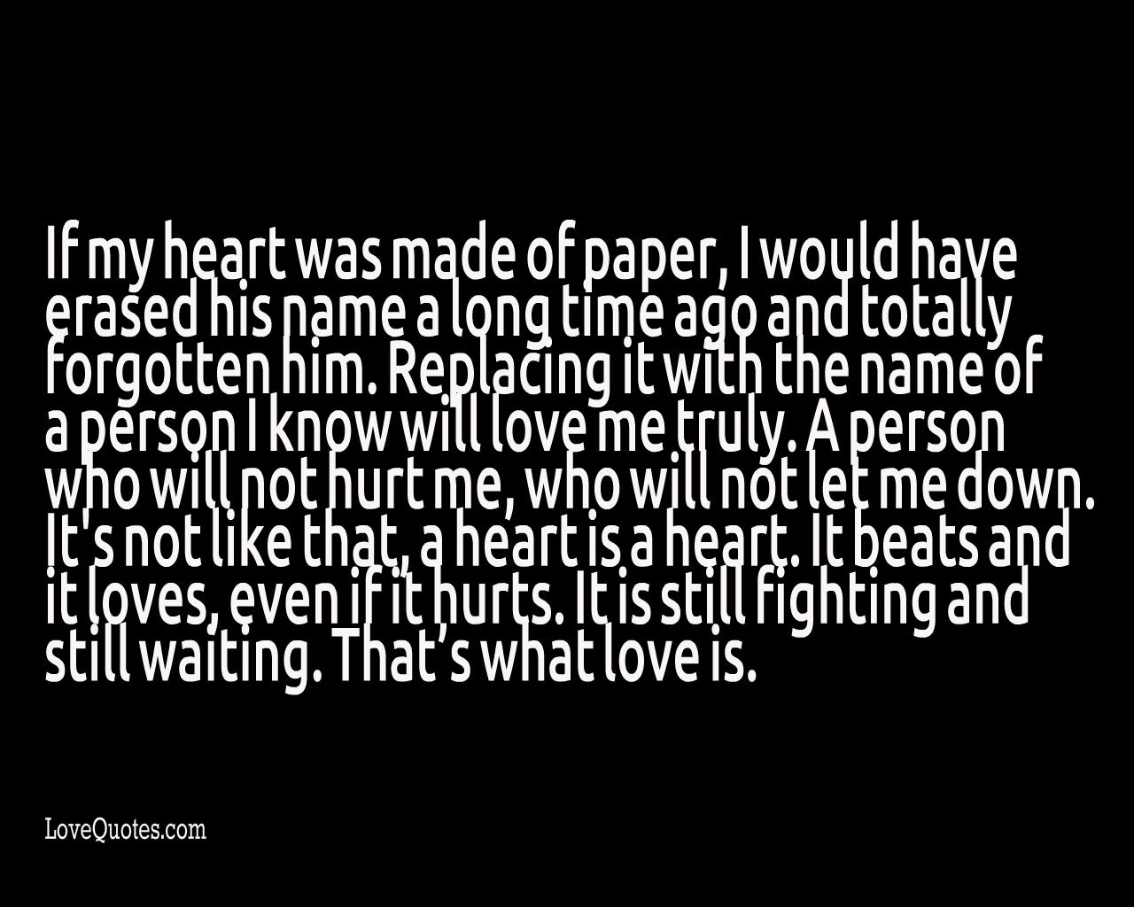 If Heart Was Made Of Paper