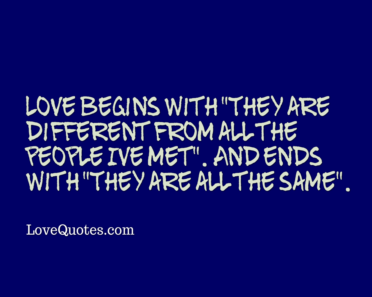 Love Begins And Ends