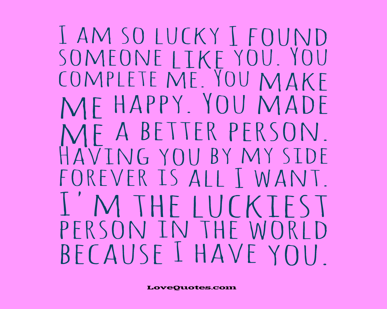 Lucky I Found You