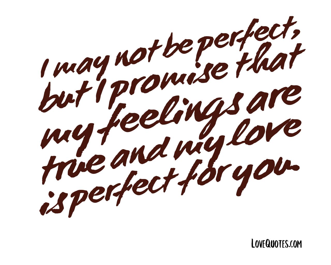 My Love Is Perfect For You