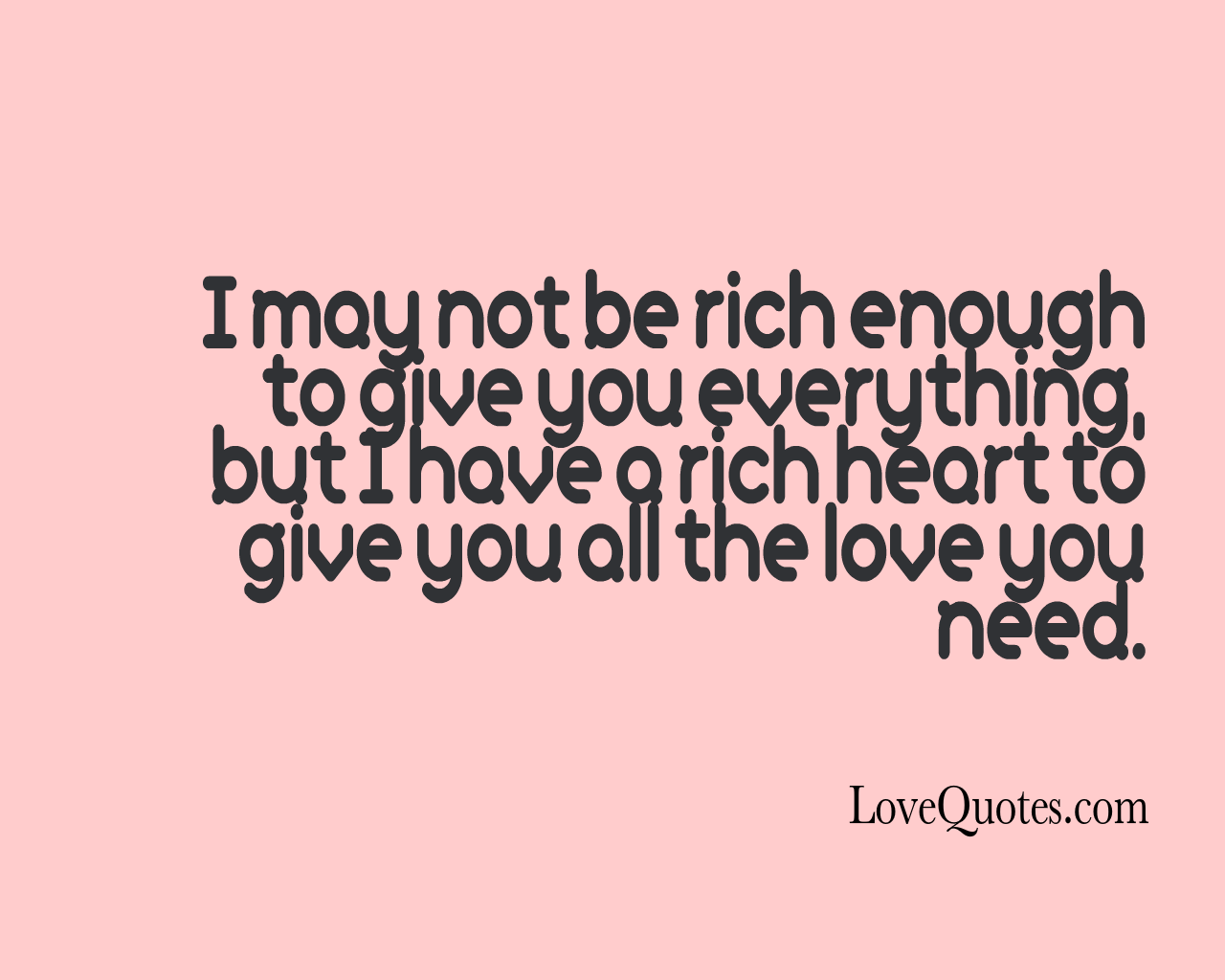A Rich heart
