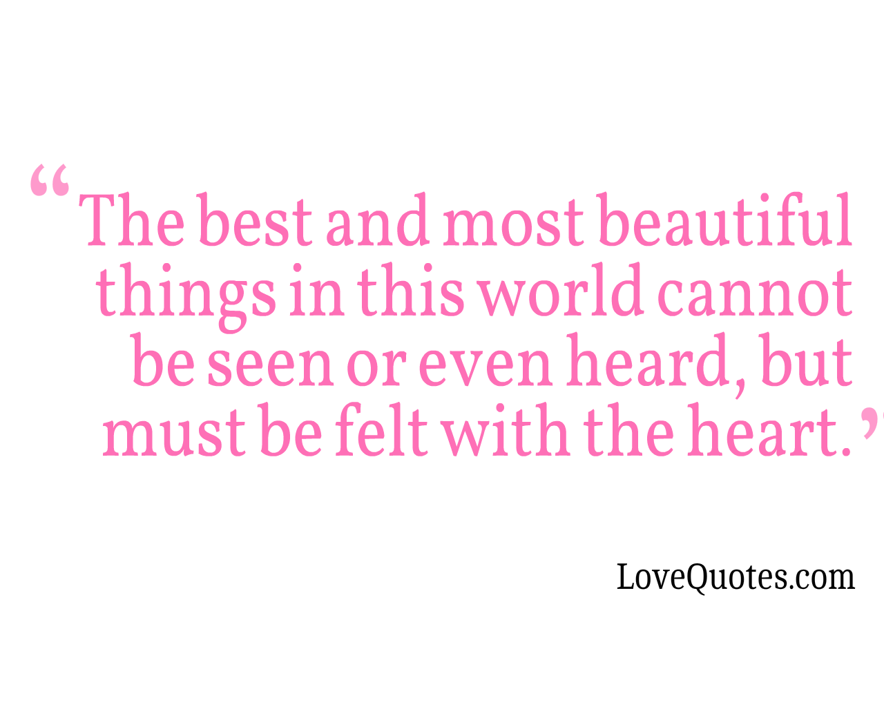 The Most Beautiful Things