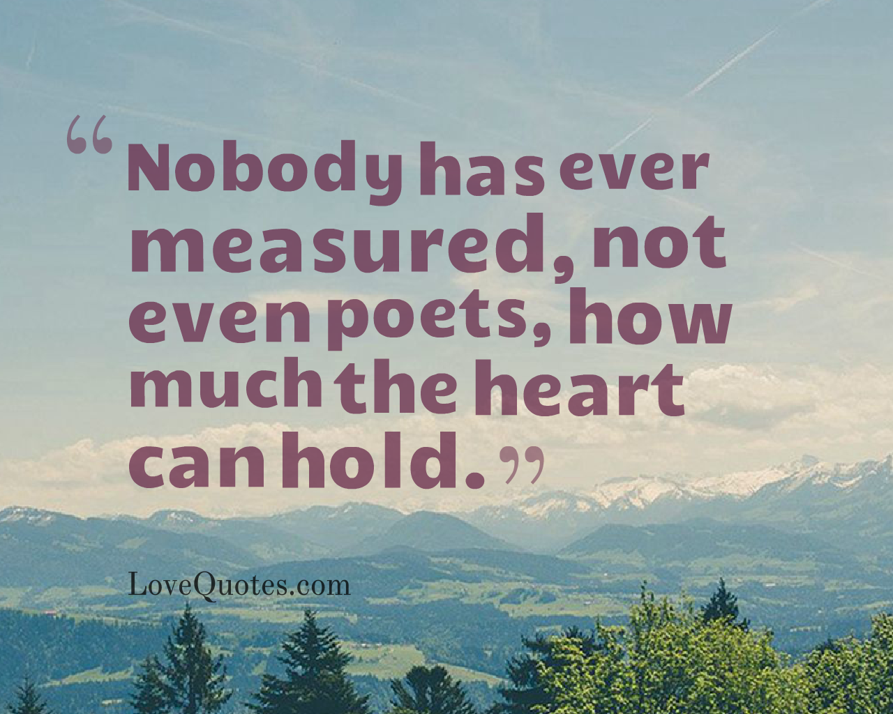 Nobody Has Ever Measured