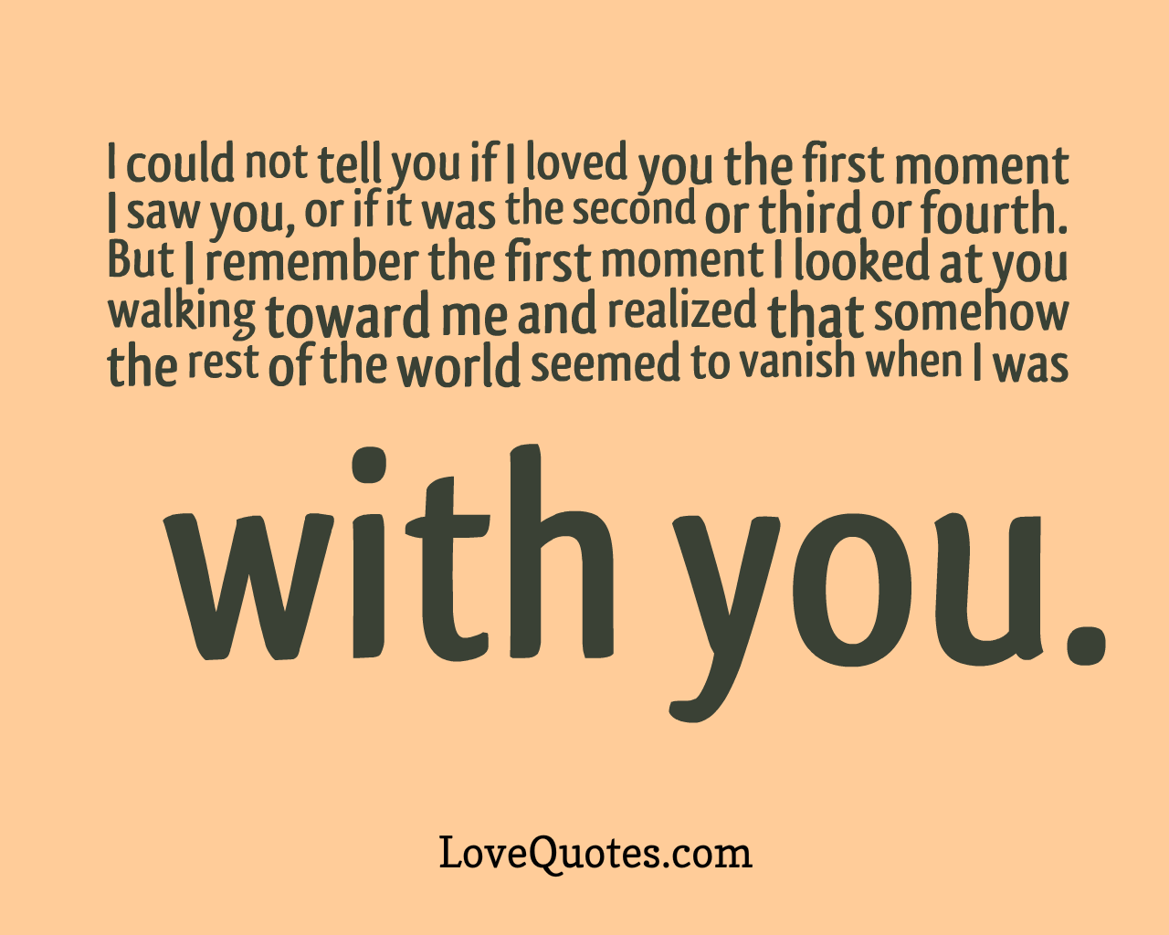 When I Was With You