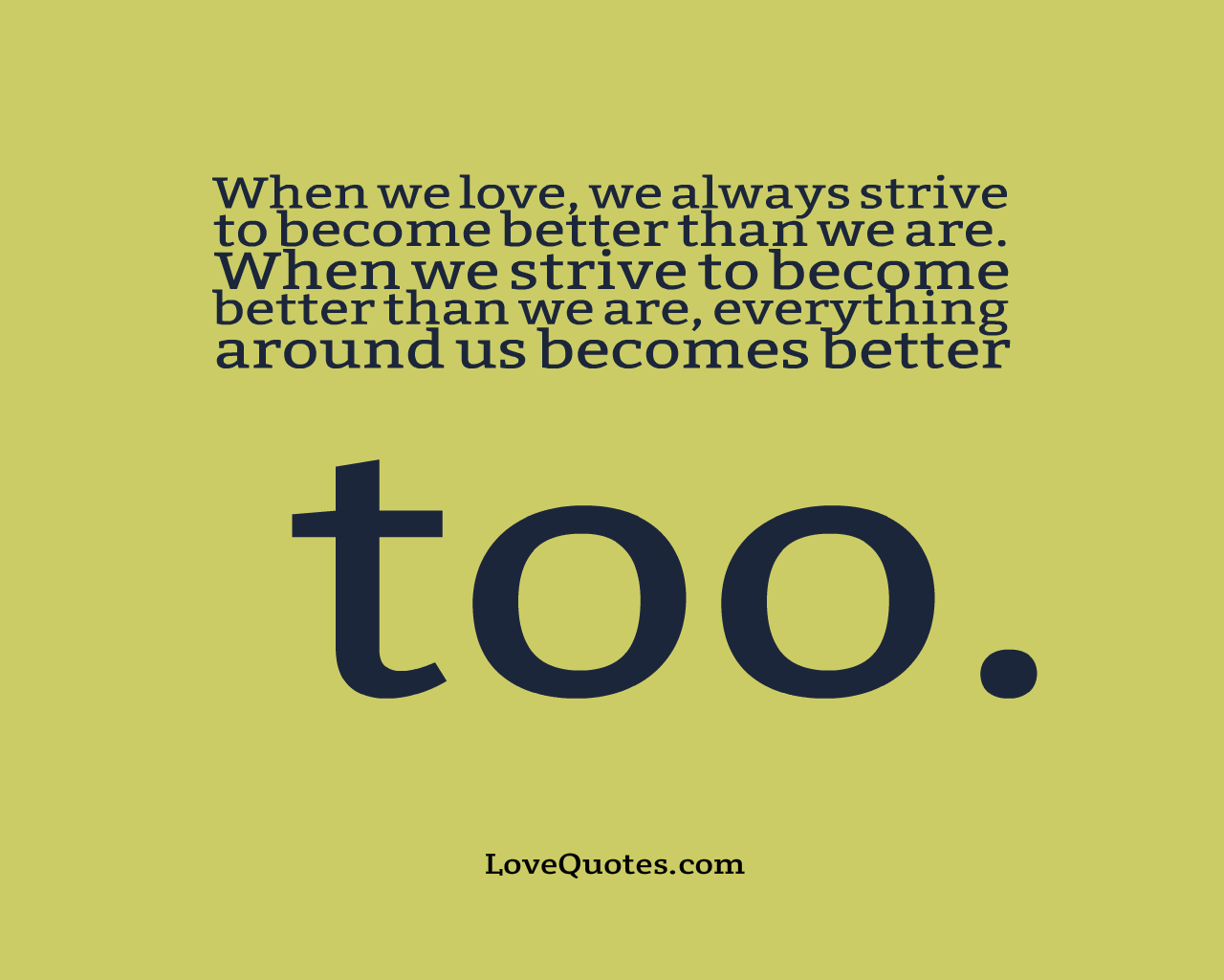 When We Love