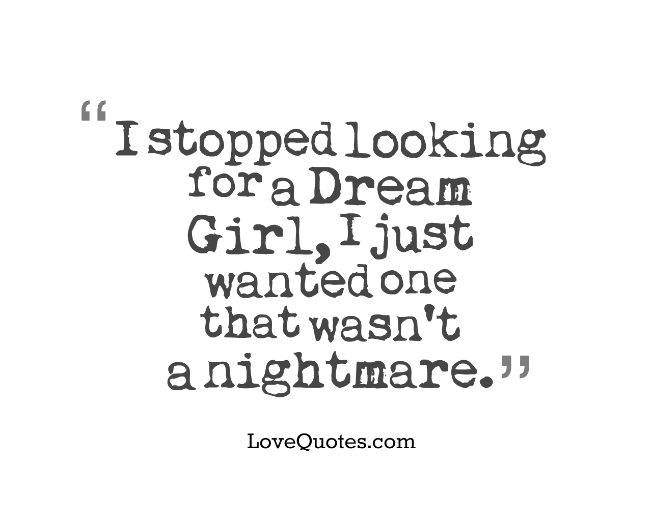 A Dream Girl