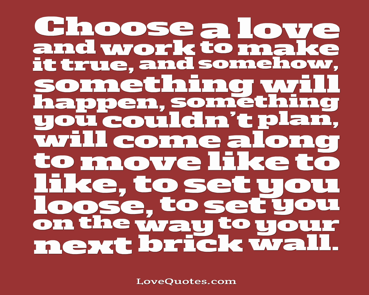 Choose A Love