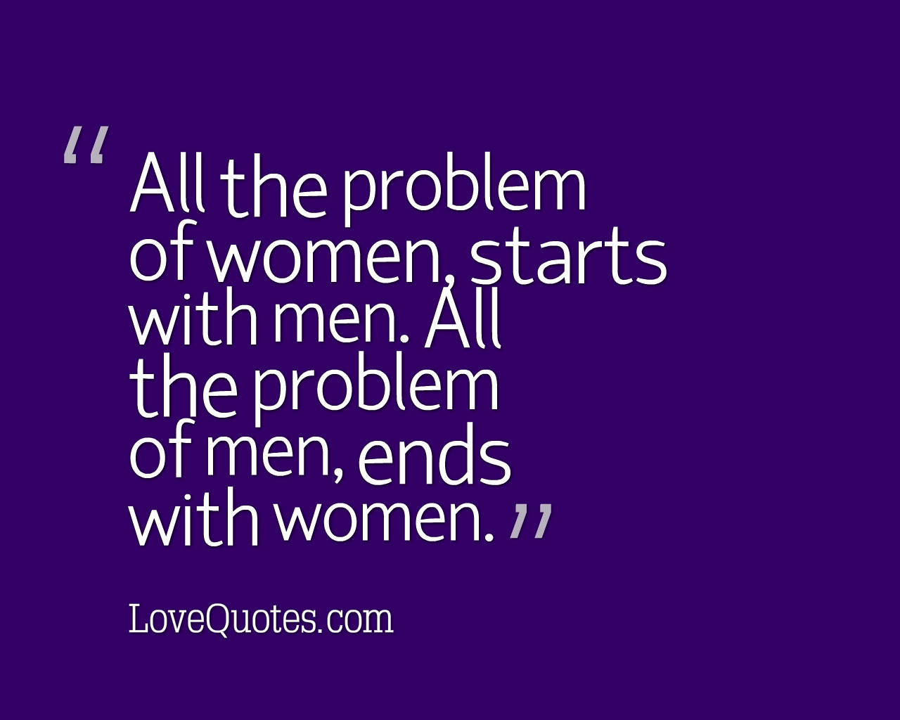 All The Problem