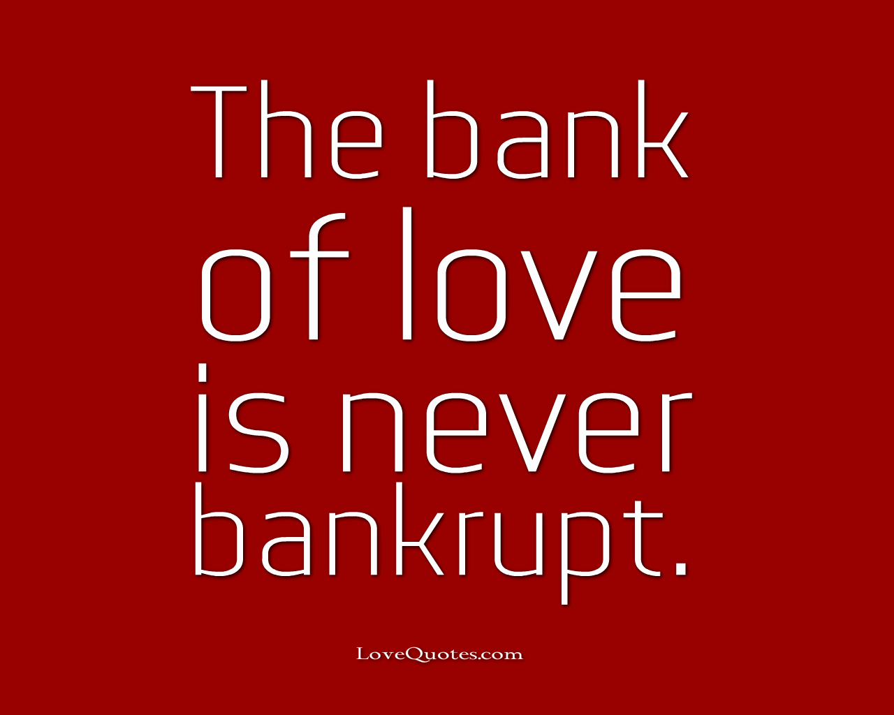 The Bank Of Love