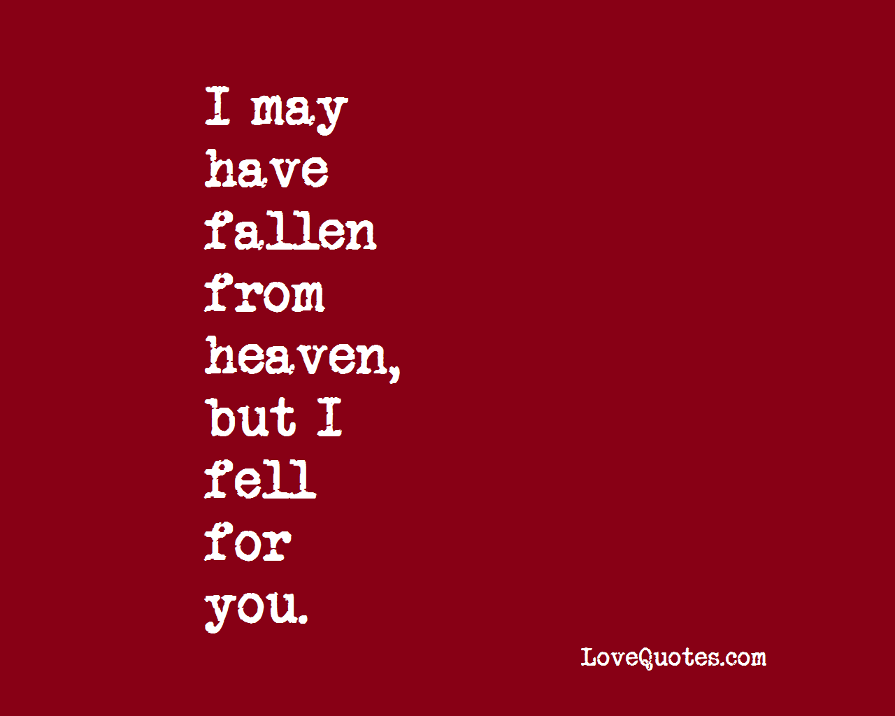 Fallen From Heaven