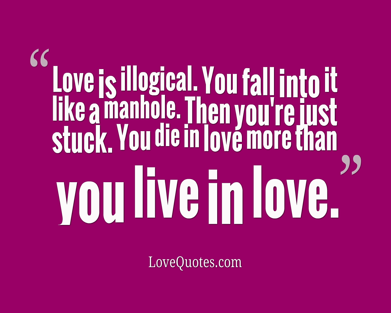 Love Is Illogical
