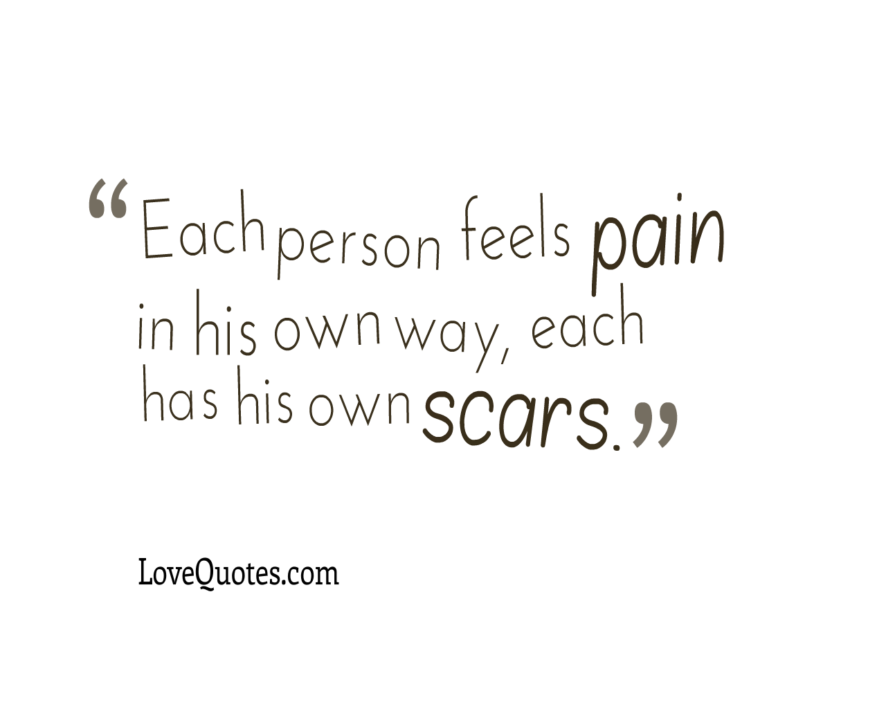 Has Own Scars