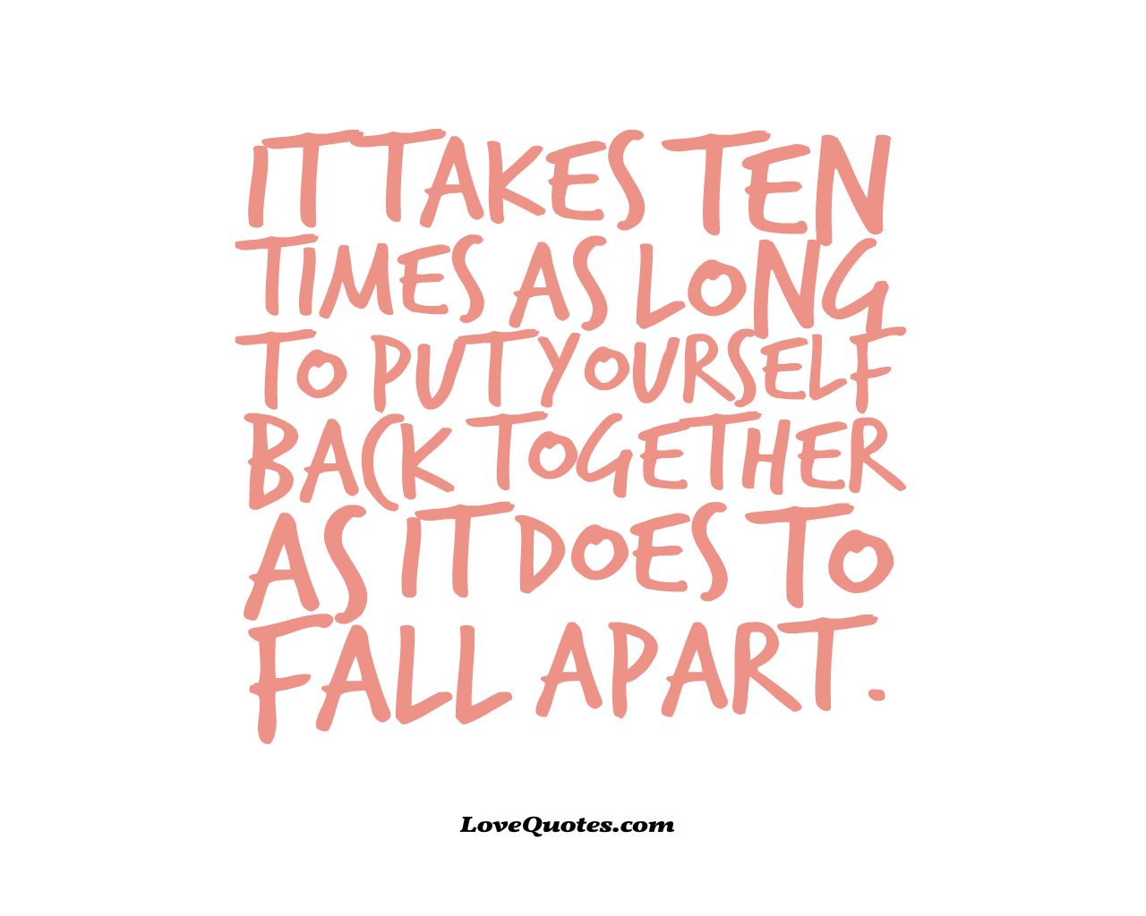 To Fall Apart