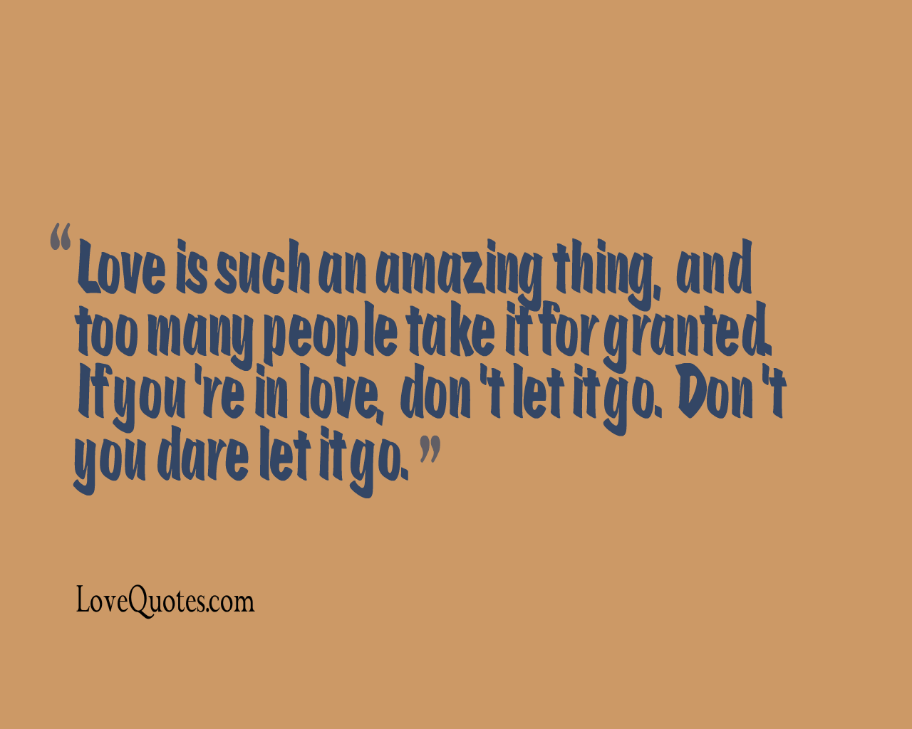 Love Is An Amazing Thing