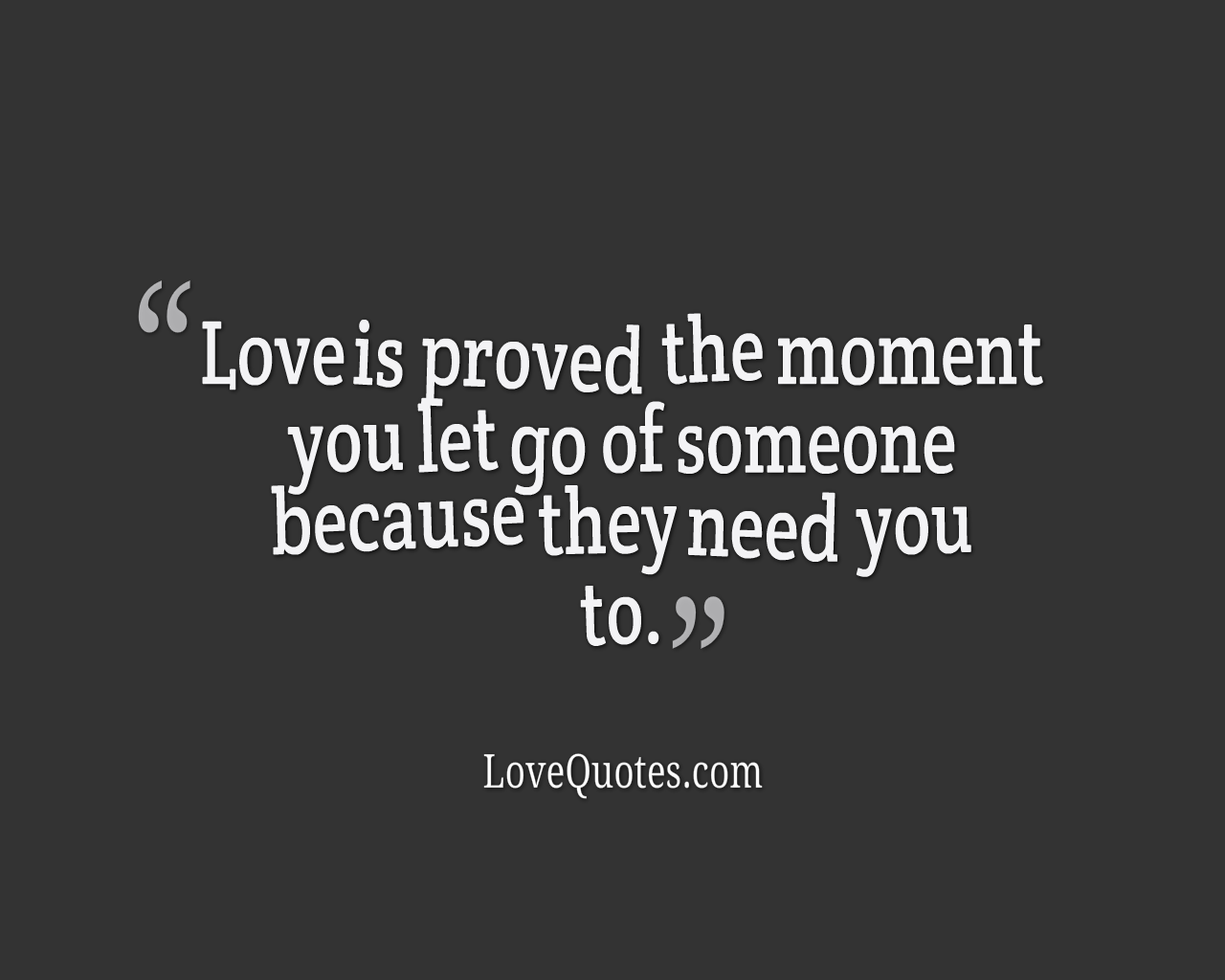 Love Is Proved