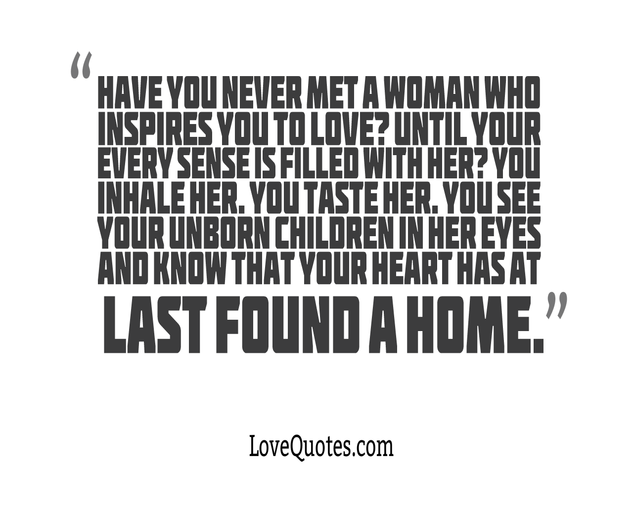 Your Heart Found A Home