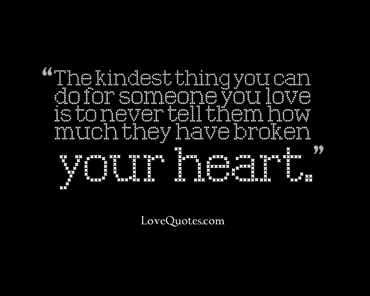 The Kindest Thing