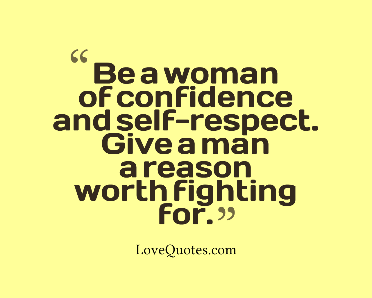 A Woman Of Confidence