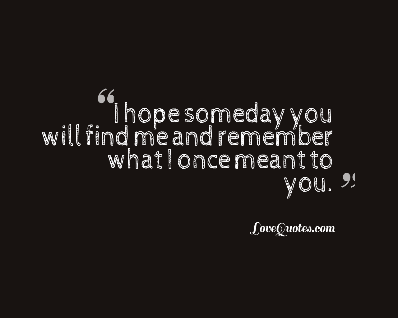 I Hope Someday