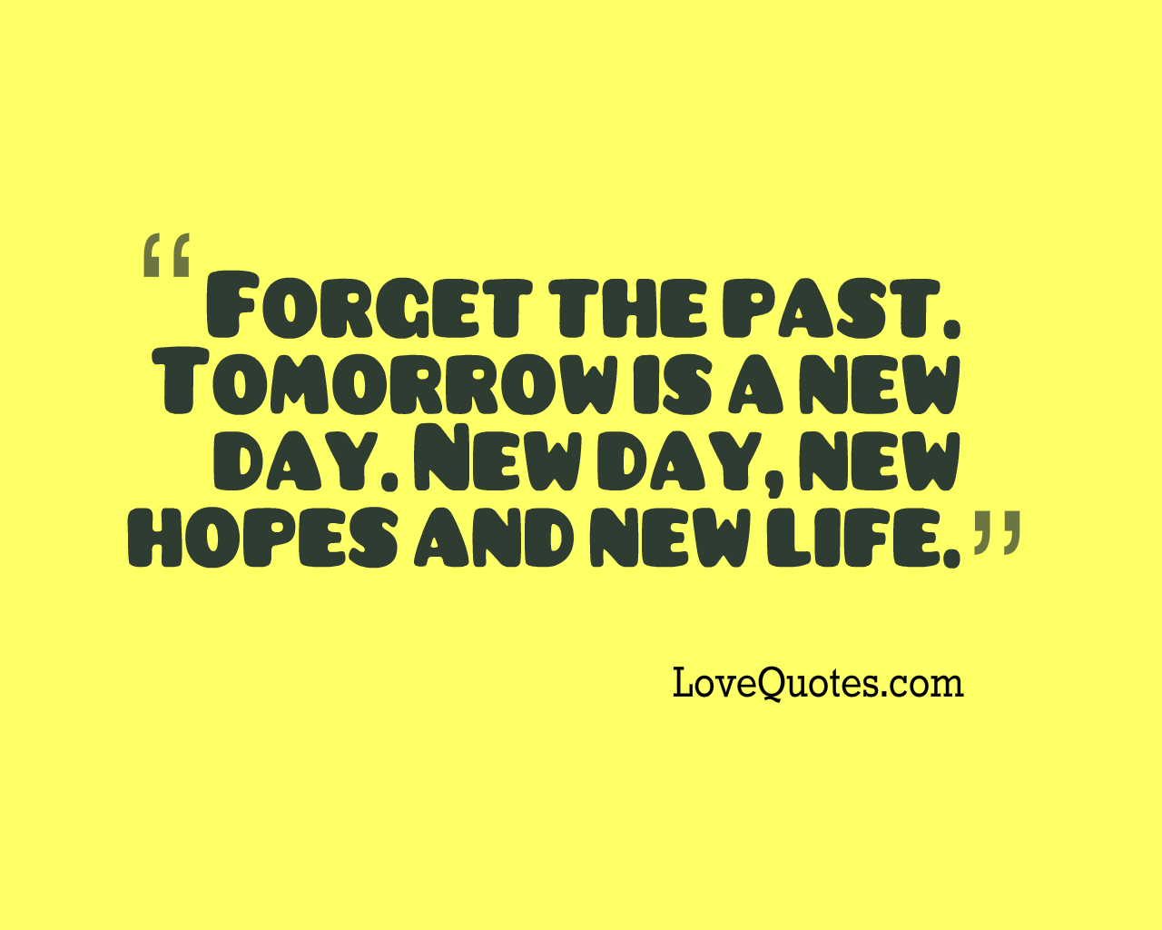 Forget The Past