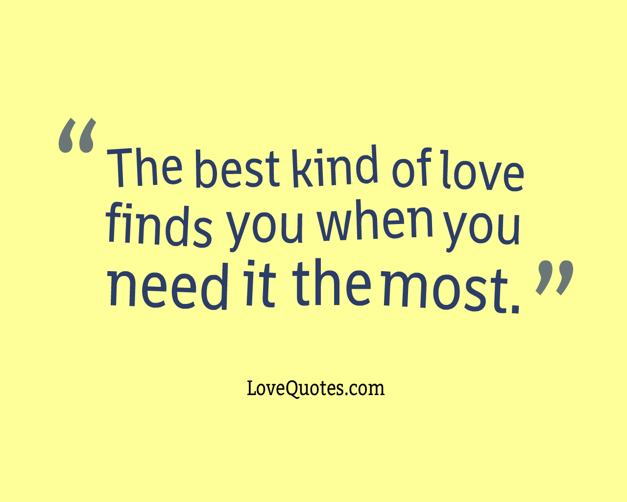 The Best Kind Of Love