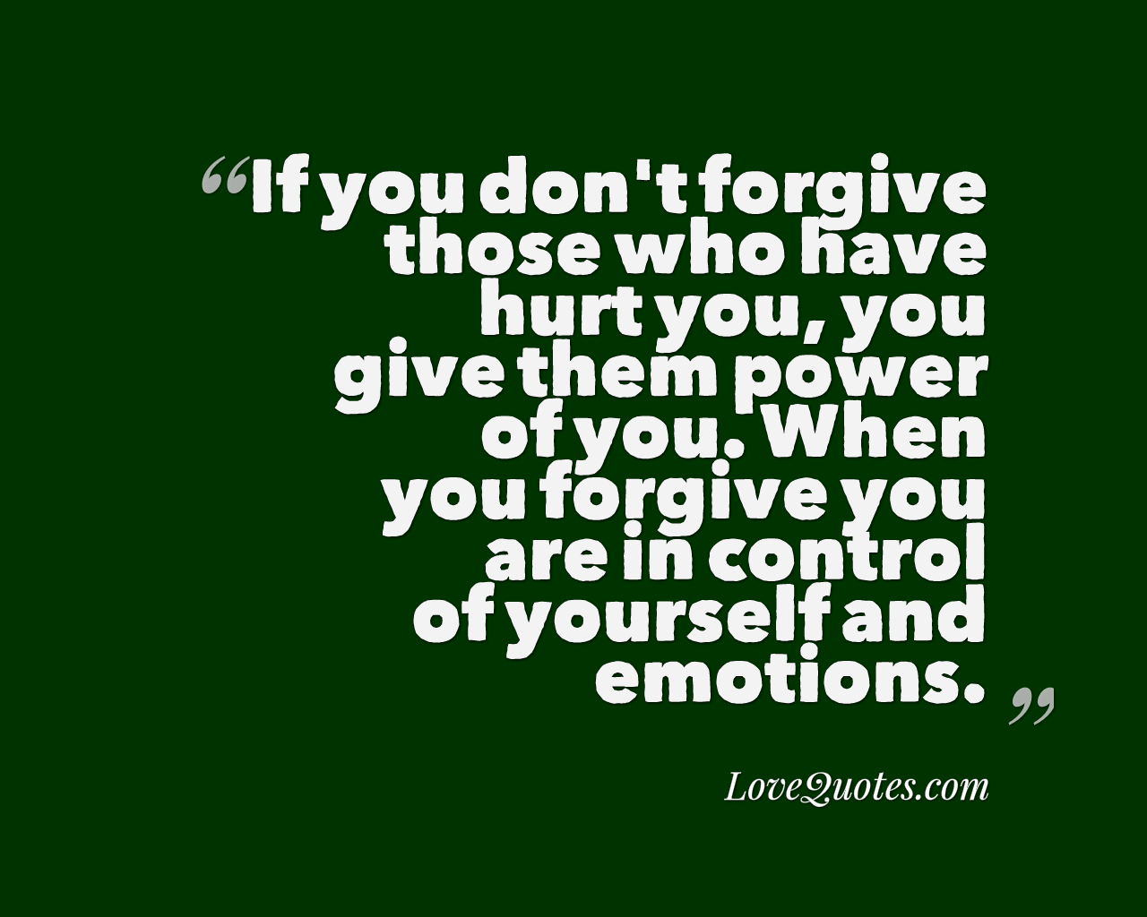 When You Forgive