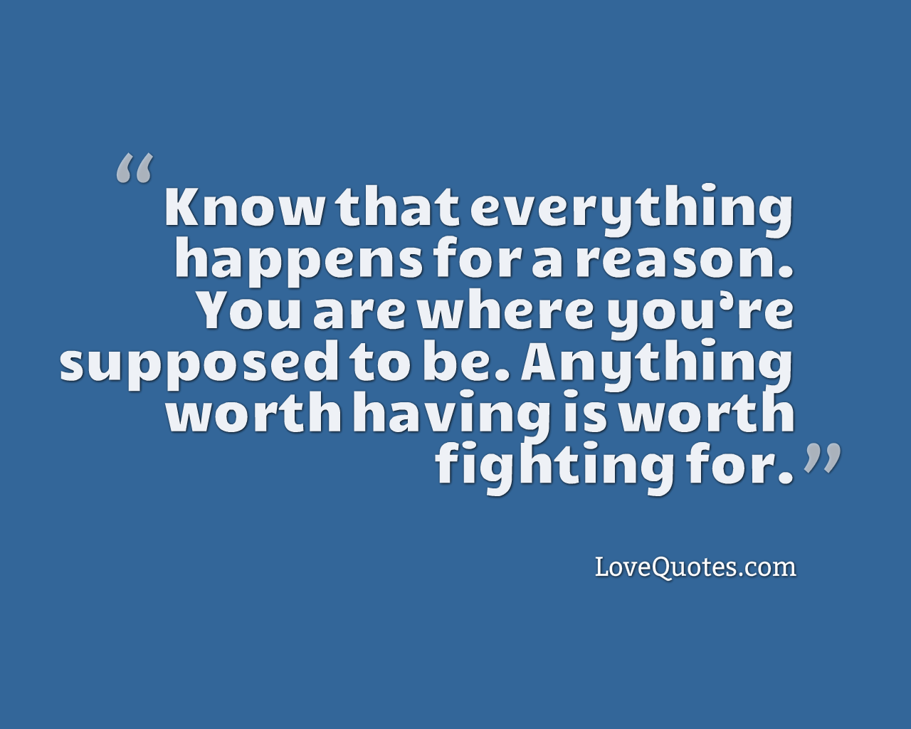 Worth Fighting For