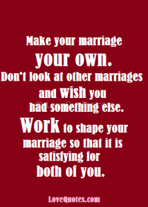 Make Your Marriage Your Own