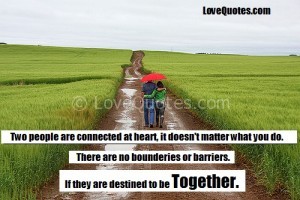Two People Are Connected At Heart