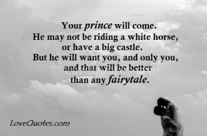 Your Prince Will come