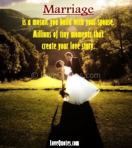 Marriage Is A Mosaic