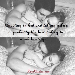 Cuddling In Bed