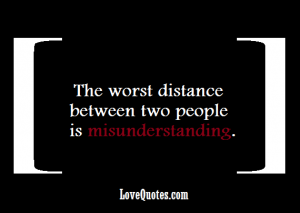 The Worst Distance