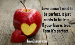 Love Doesn’t Need To Be Perfect