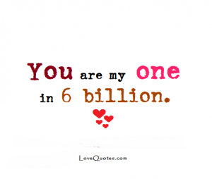 You Are My One
