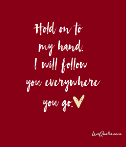 Hold On To My Hand