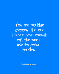My Blue Crayon