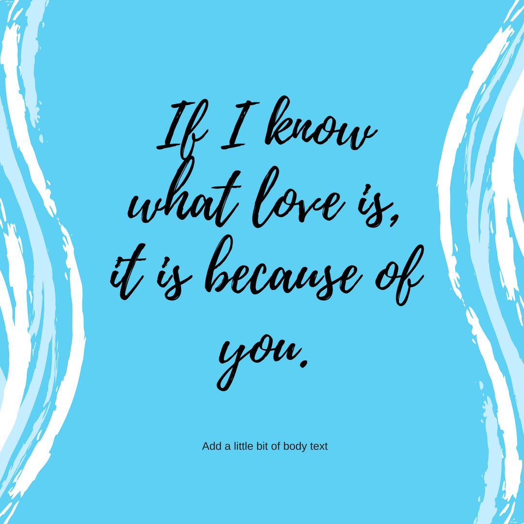 Because Of You - Love Quotes