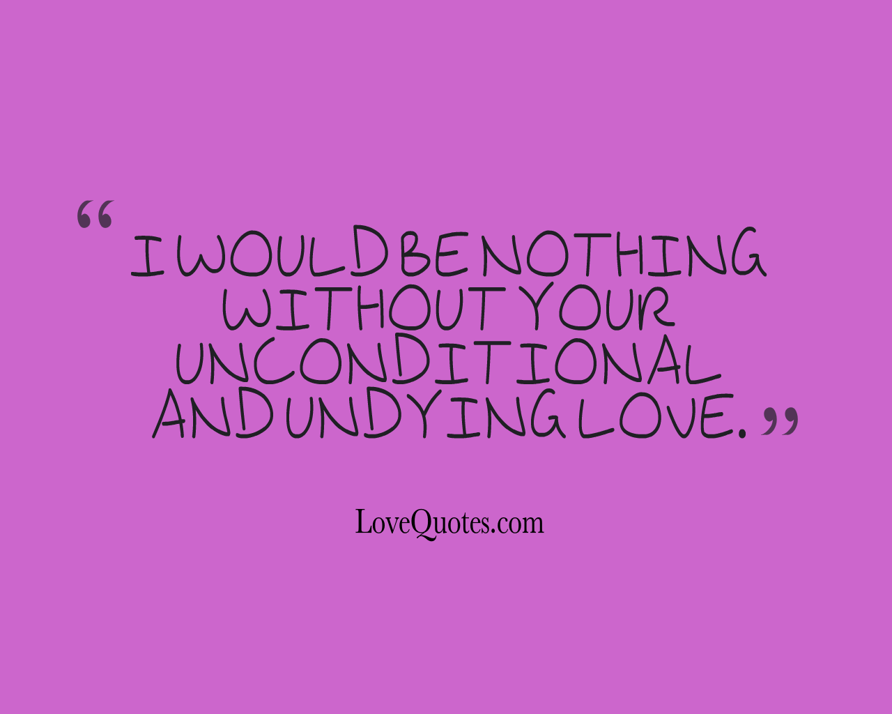 Your Undying Love