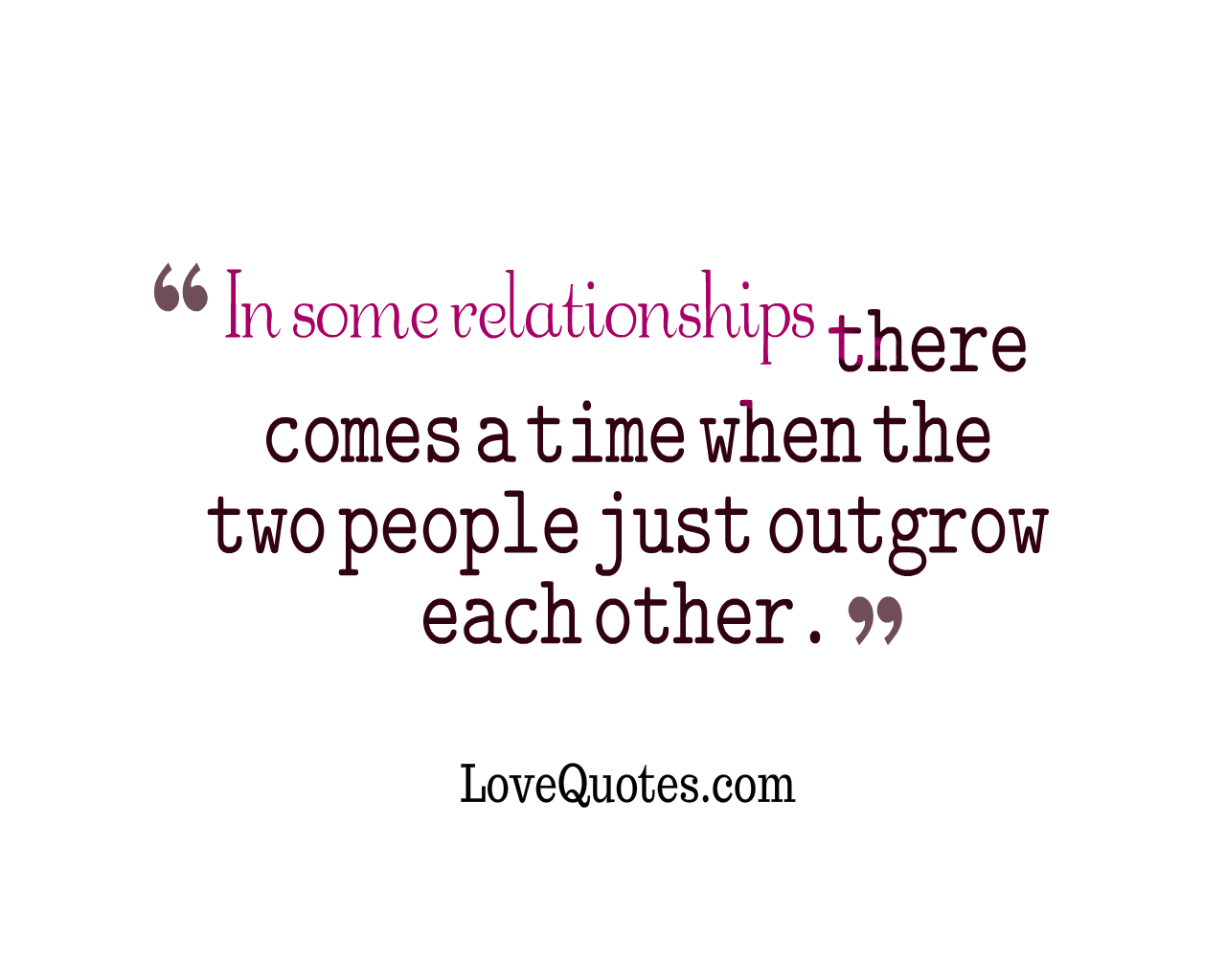 In Some Relationships