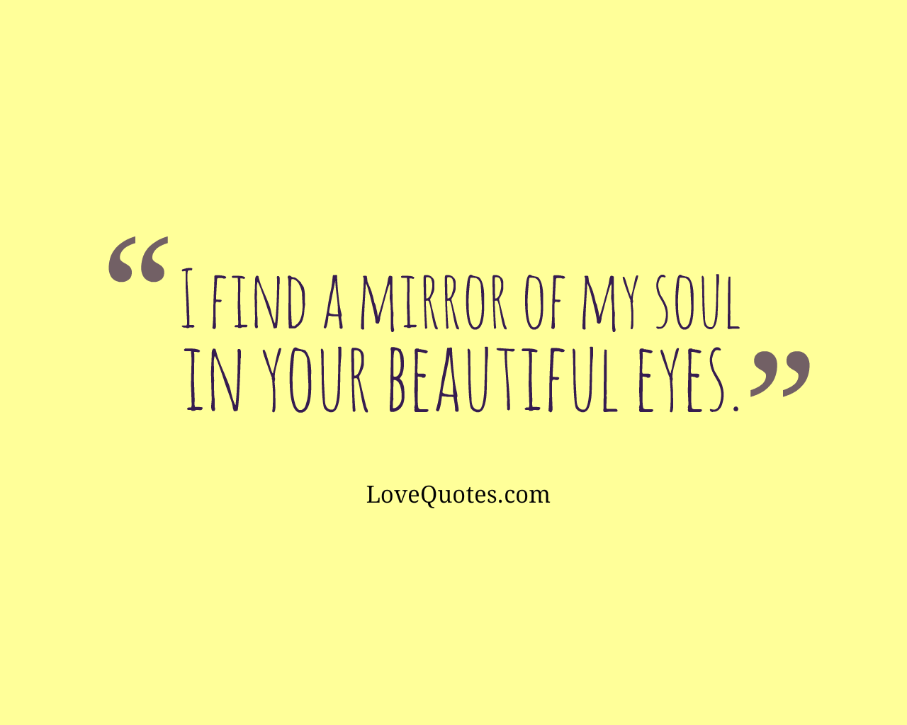 A Mirror Of My Soul