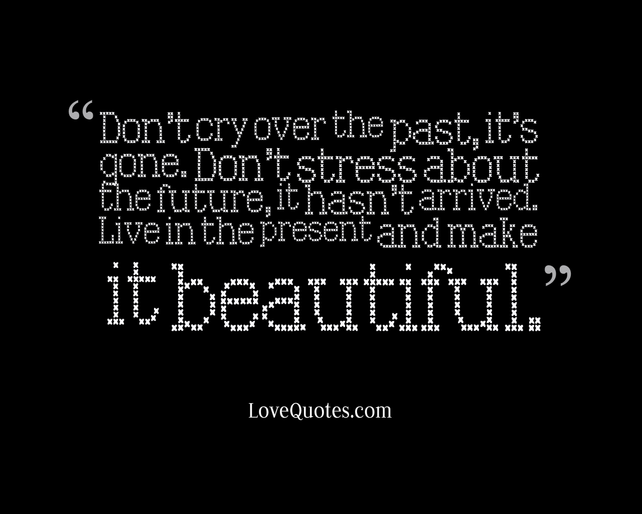 Live In The Present