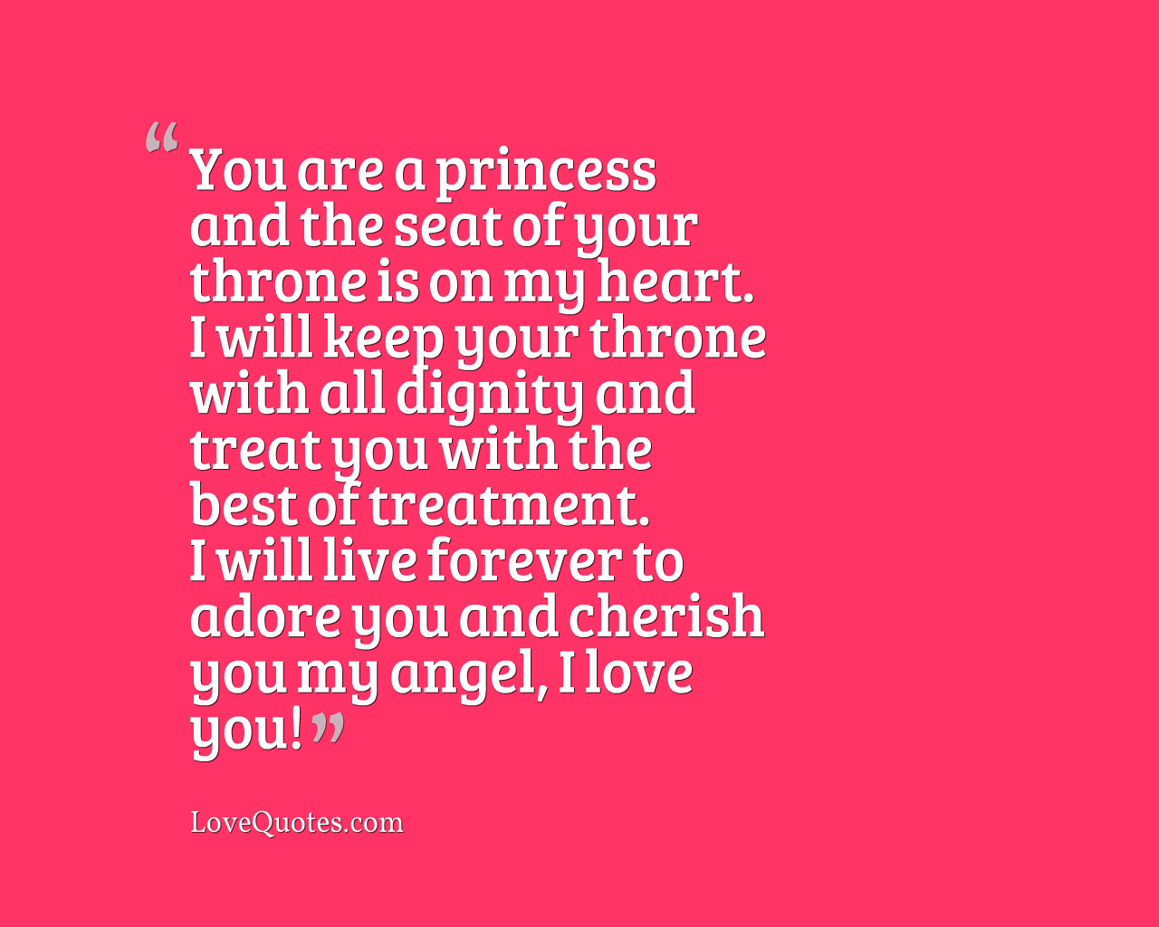 You Are A Princess