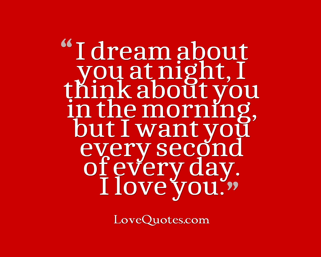 I Dream About You