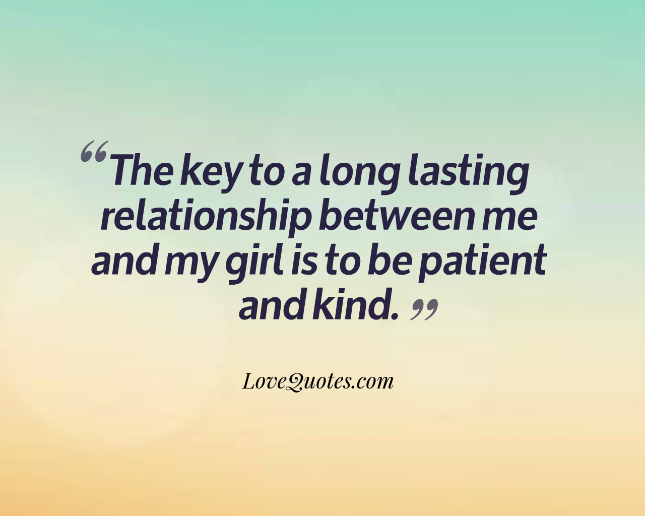 Be Patient And Kind