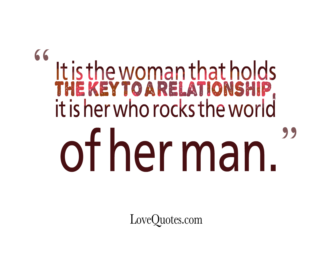 The Key To A Relationship