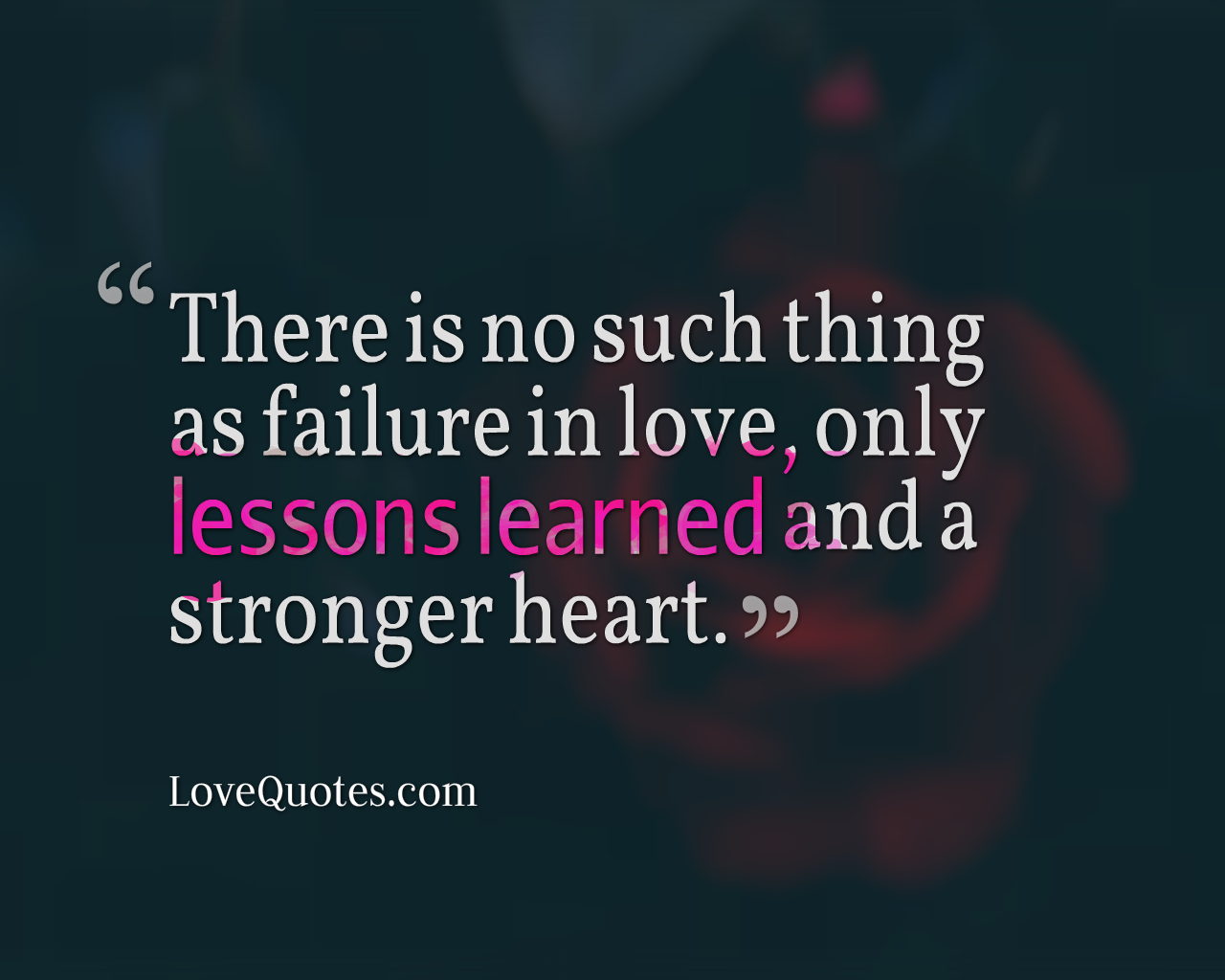Only Lessons Learned